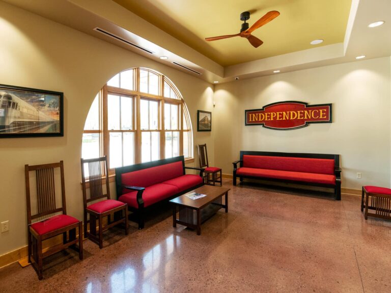 Interior view of the Dental Depot reception area in the Independence dental office